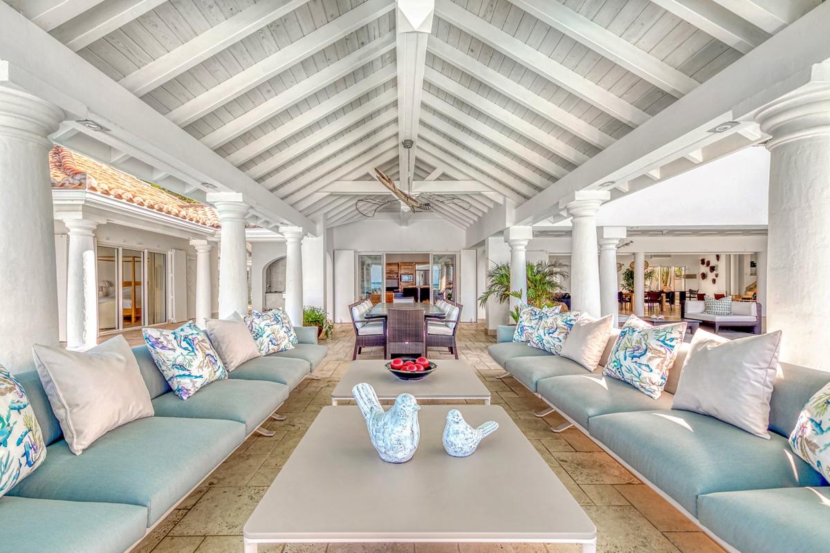 Unique Villa rental St Martin - Outdoor seatings